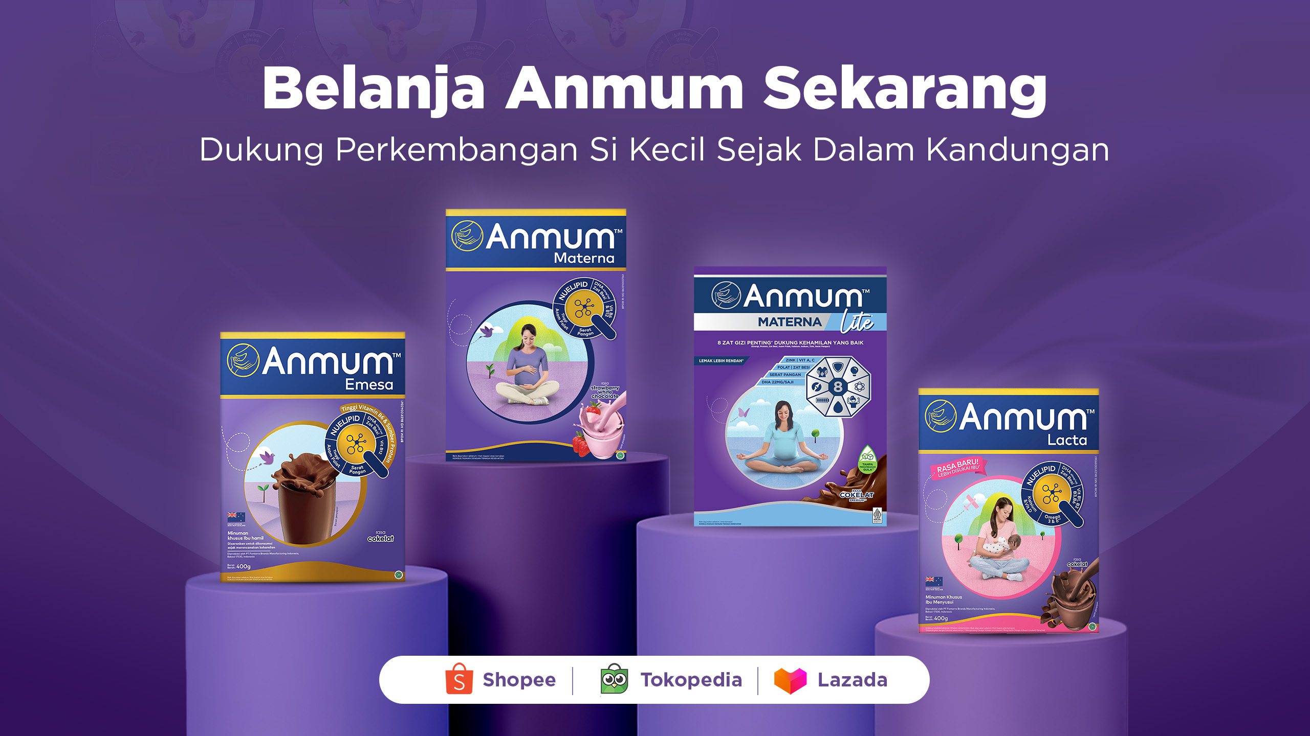 Belanja Anmum Sekarang - Dukung Perkembangan Si Kecil Sejak Dalam Kandungan