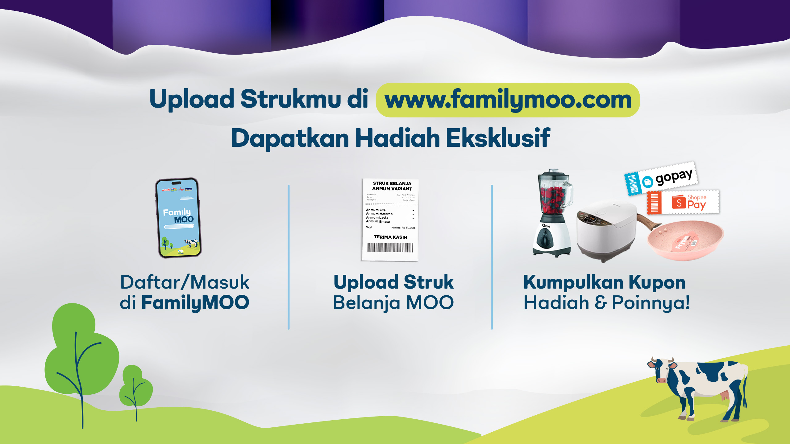 Upload Strukmu di www.familymoo.com dan Dapatkan Hadiah Eksklusif